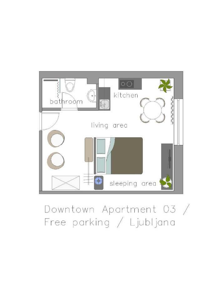 Downtown / Free Parking Apartment *